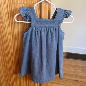 Angel Dear Corduroy Ruffle Strap Dress 6-12 months